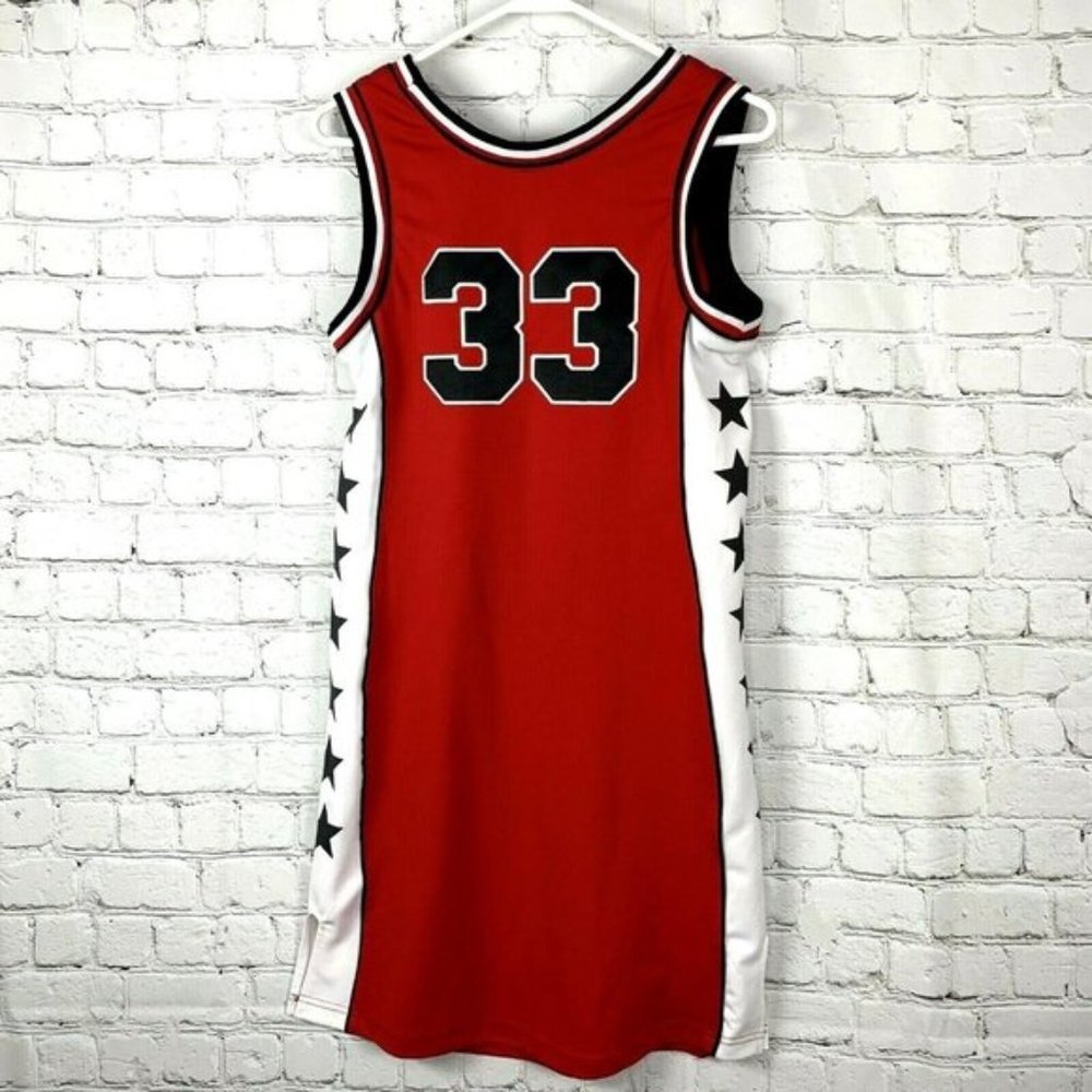 90s Freaknik Jersey Dress - Chicago Bulls